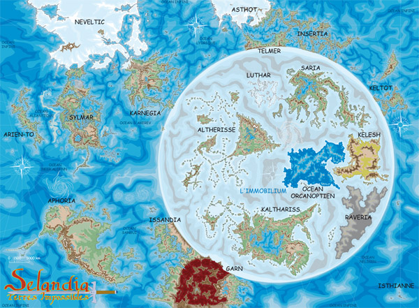 carte du monde de selandia