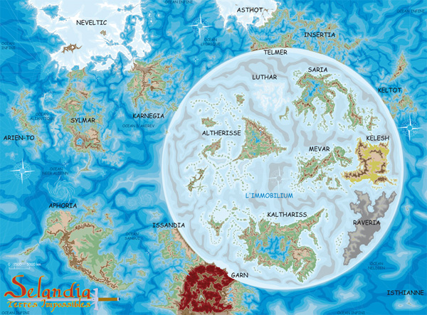 carte du monde de selandia