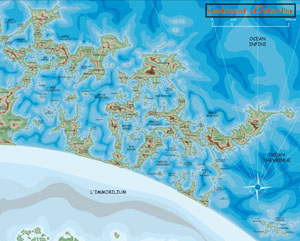 continent de l'intertia du monde de selandia